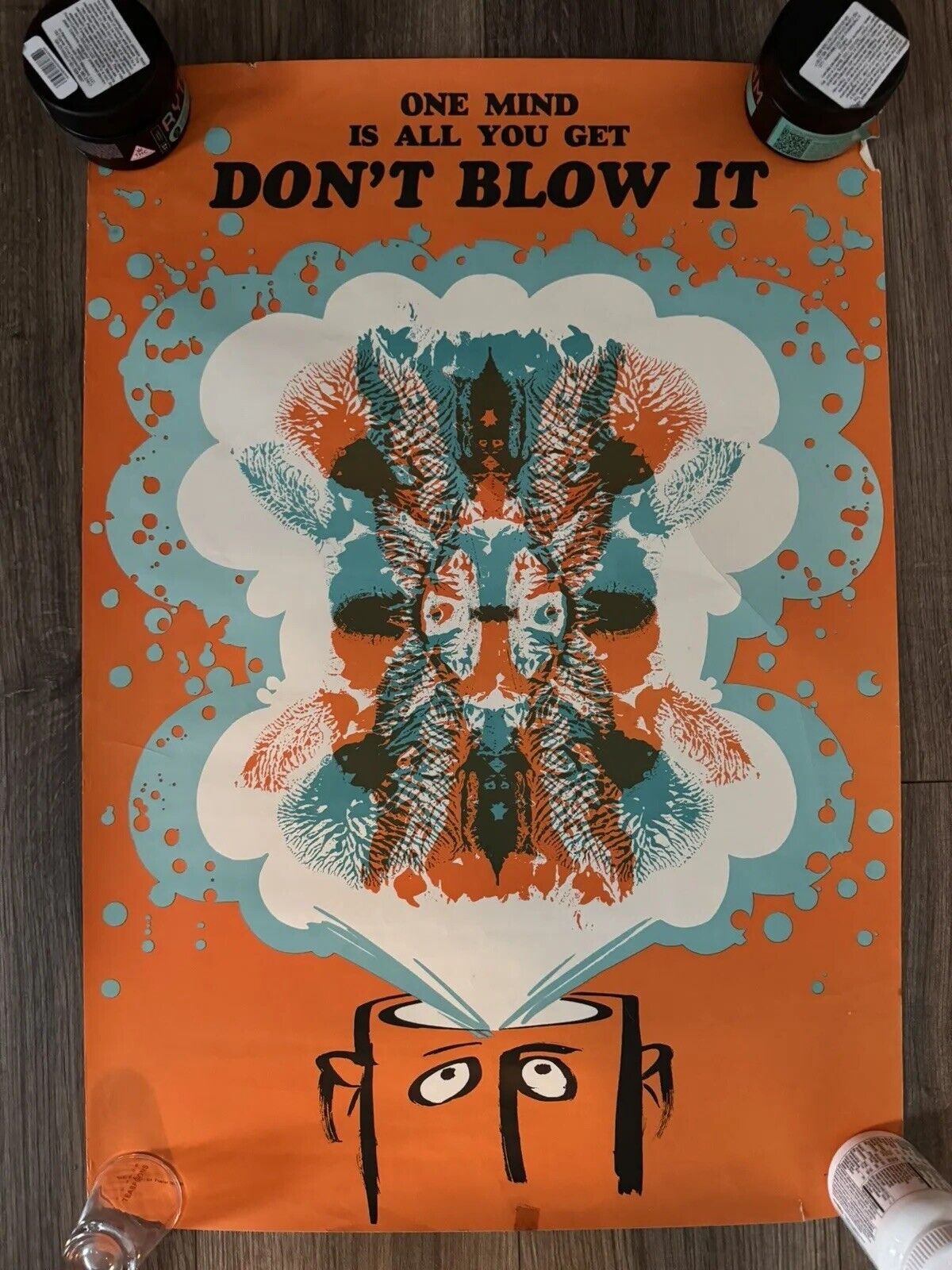 Vintage 1969 DOD Anti Drug Poster Aprx 18x26