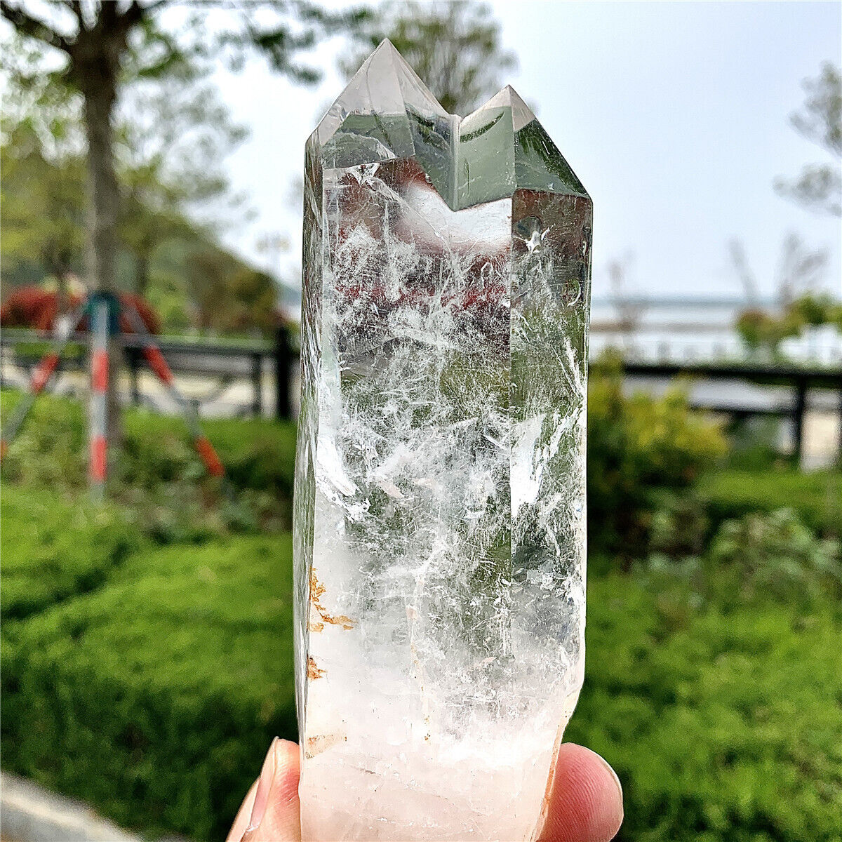 421g Natural Strong Healing Cluster Soulmate Quartz Mineral Specimen  Crystal