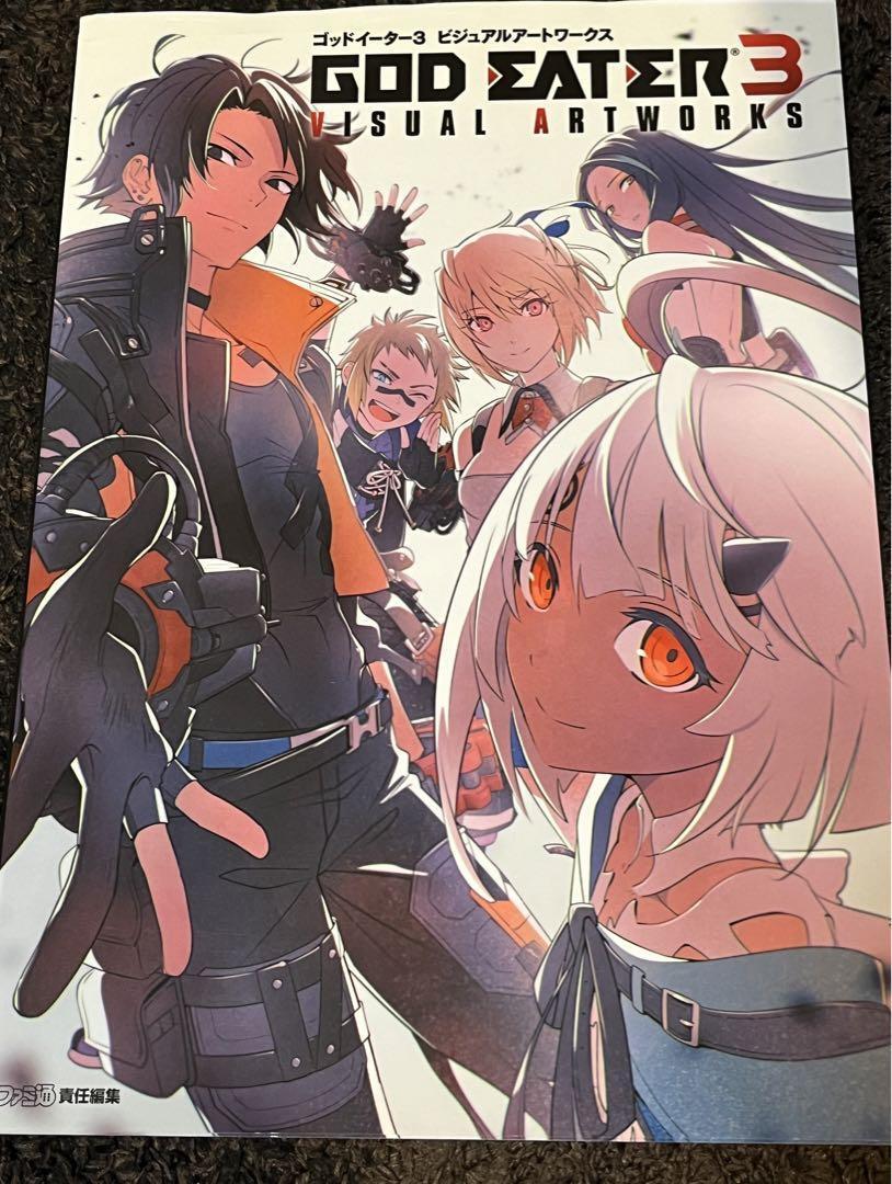 God Eater  Visual Art Works Primary Color Collection Famitsu Strategy Book Japan