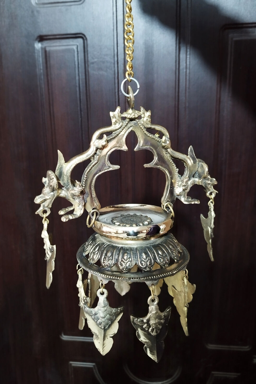 Hanging Oil Lamp From Nepal