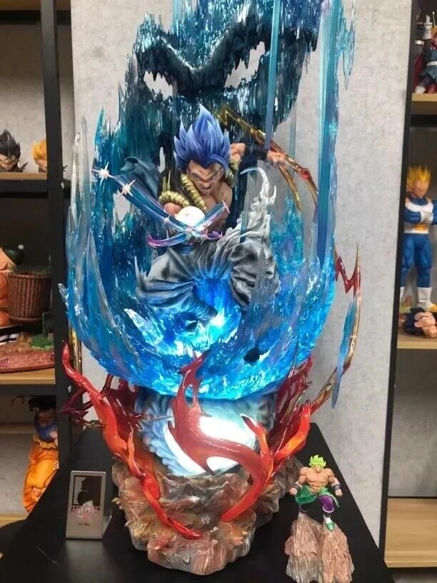 Dragon Ball Z Gogeta Vs Broli Figure LED Lamp Collectible Figure Decorative