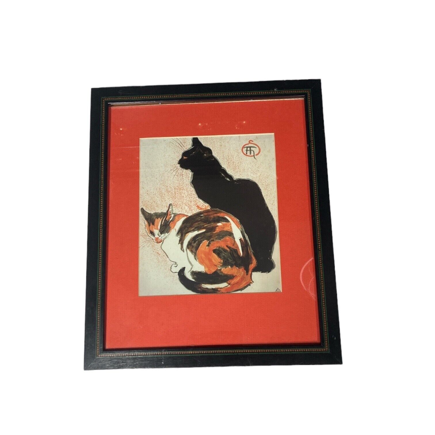 Steinlen Two Cats Framed Art Print 11x14 Fine Art