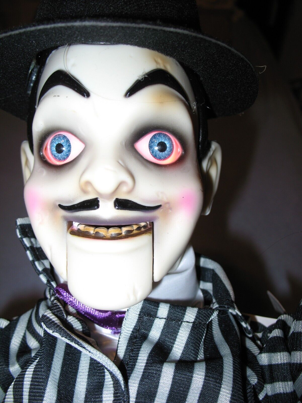 Animated Talking Haunted Puppet Creepy Doll Dummy Ventriloquist Halloween Decor