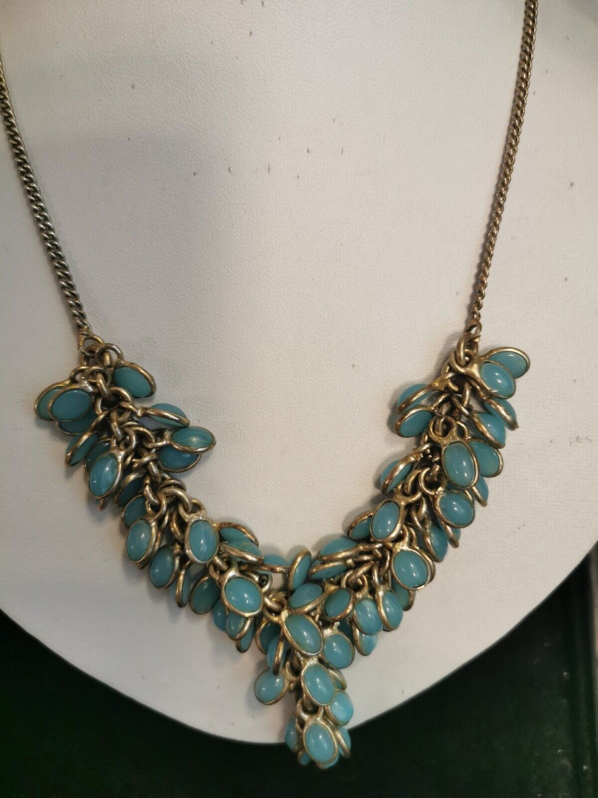 Vintage stunning chalcedoney Necklace
