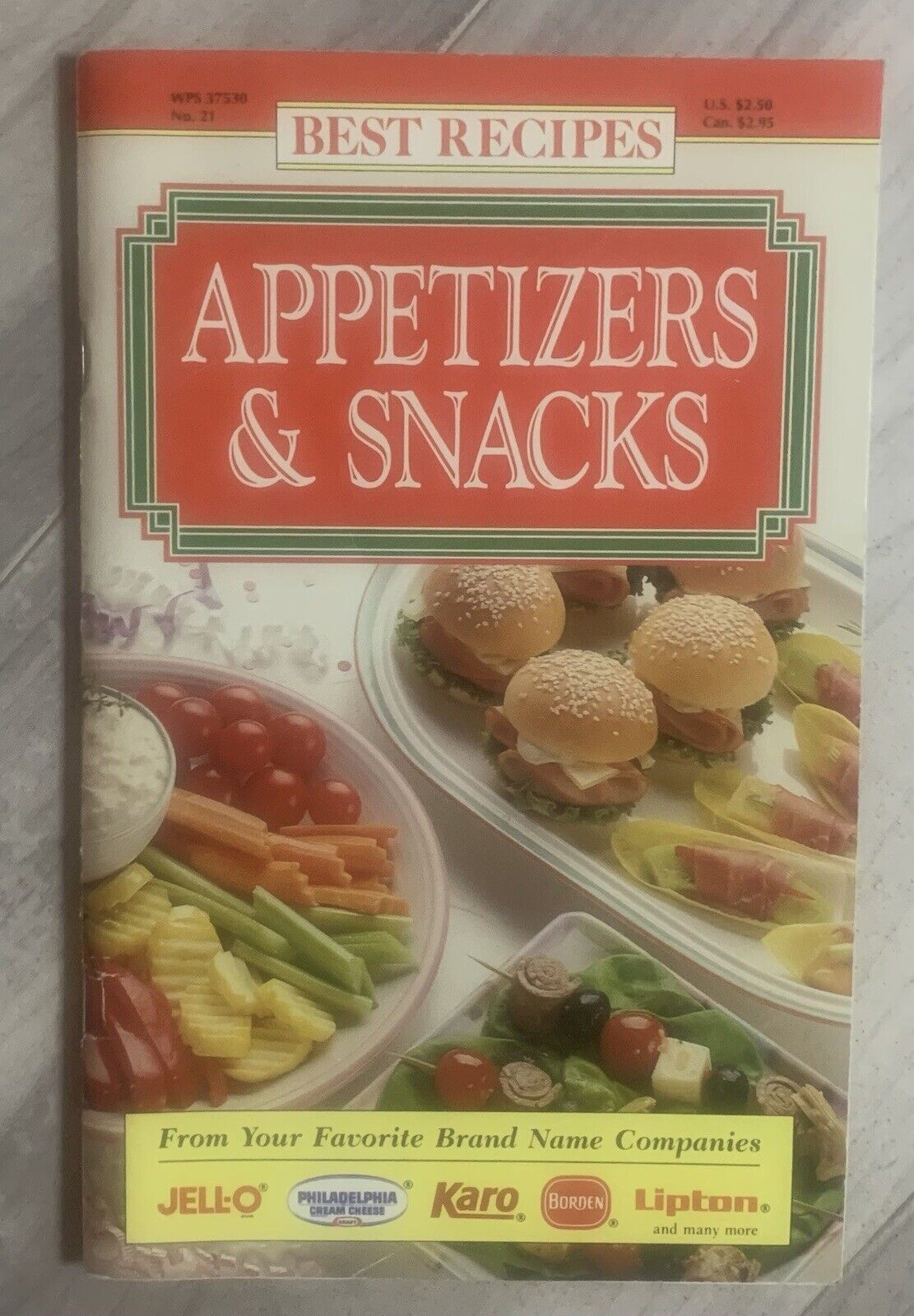 Best Recipes Magazine Appetizers & Snacks Vtg 1992