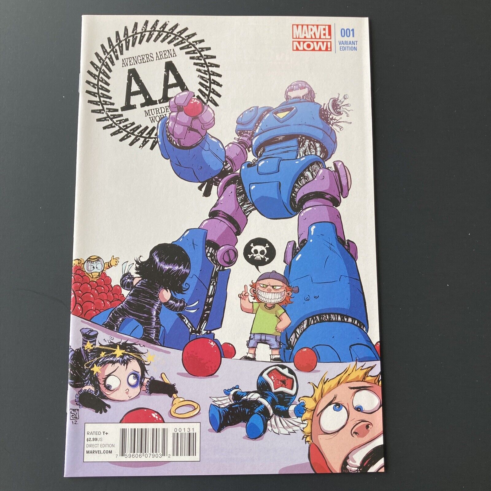 Avengers Arena (2012-13) #1 Skottie Young Baby Variant Cover NM Marvel Comics