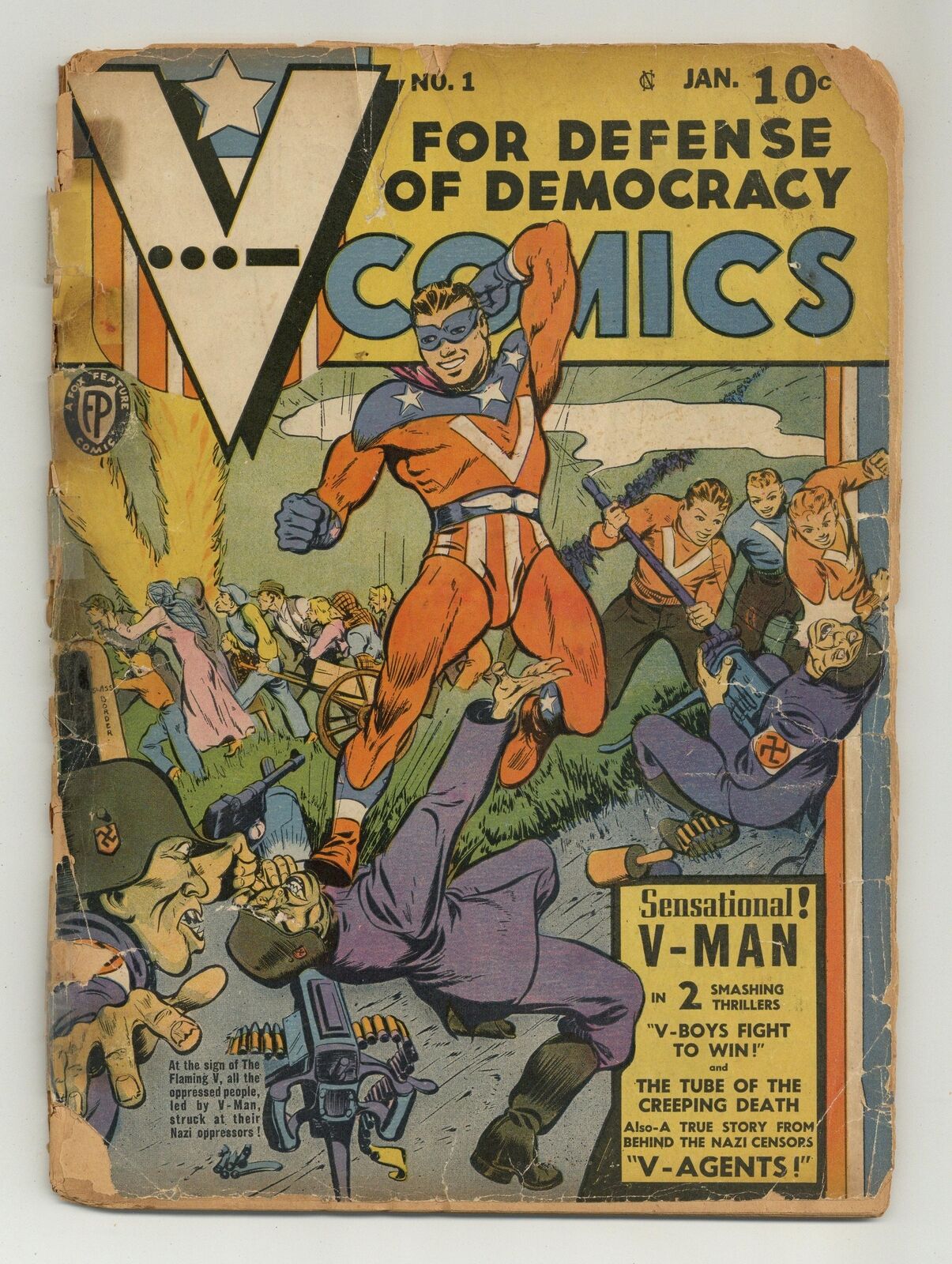V Comics #1 PR 0.5 1942