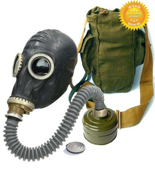 Cosplay Hose Black Gas mask GP-5 Size-1 Small Soviet Military FULL SET