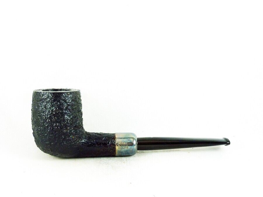 briar pipe Dunhill Shell Briar 5103 pfeife Tobacco pipe silver smoked estate