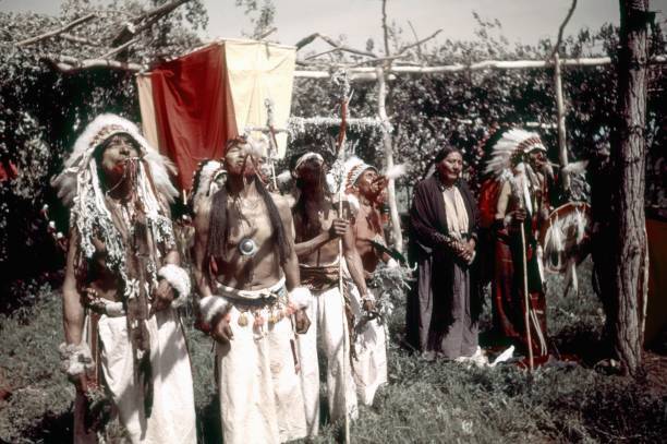 Inter Tribal Indian Ceremony Gallup New Mexico 1948 Apache Etc Old Photo 36