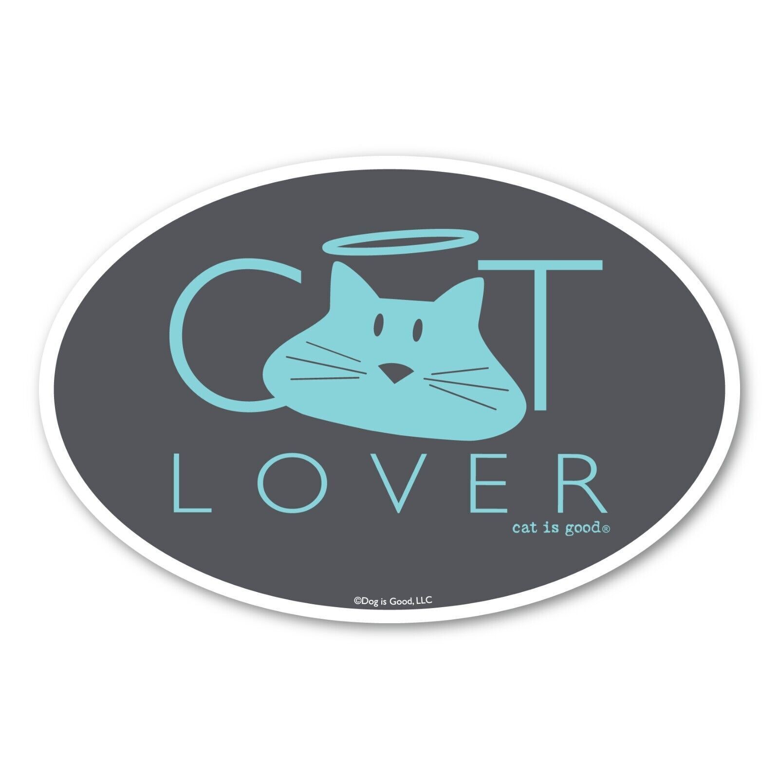 CAT LOVER Oval Magnet