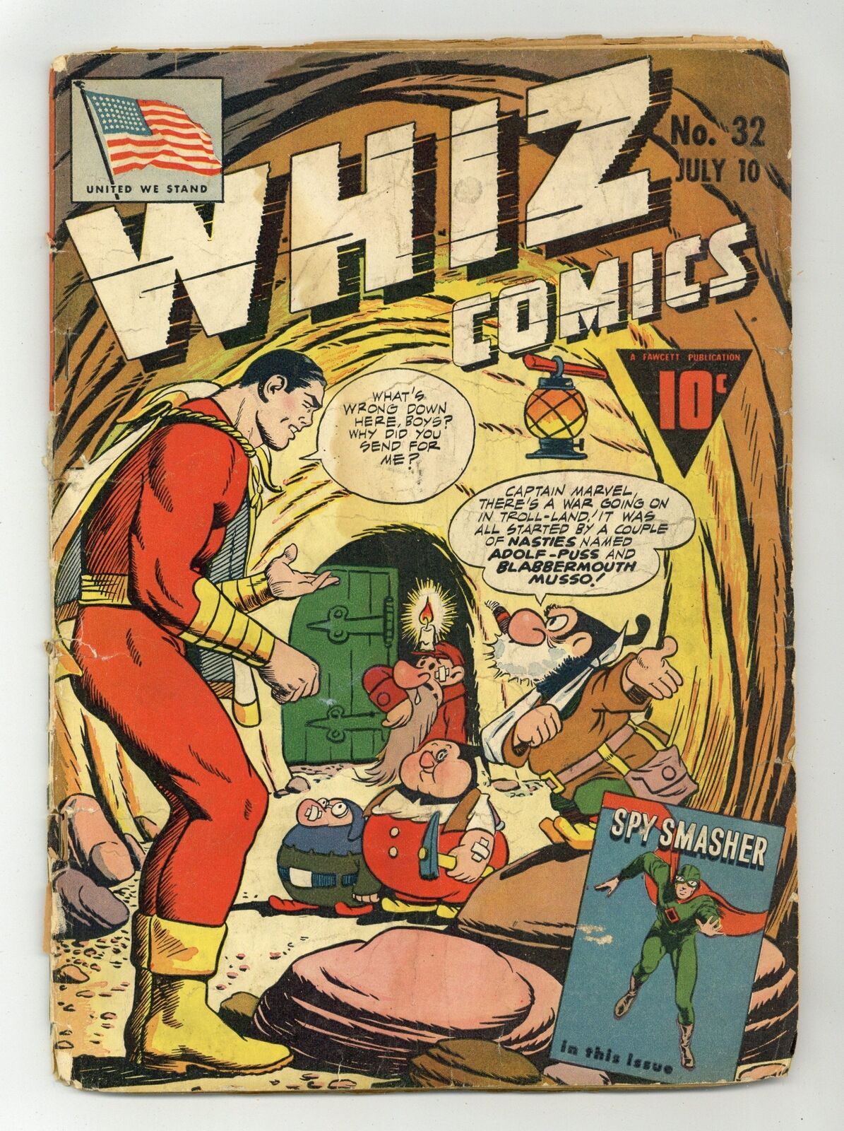 Whiz Comics #32 PR 0.5 1942