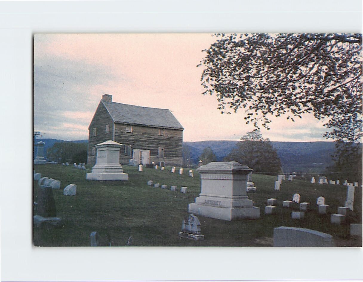 Postcard The Quaker Meeting House, Adams, Massachusetts