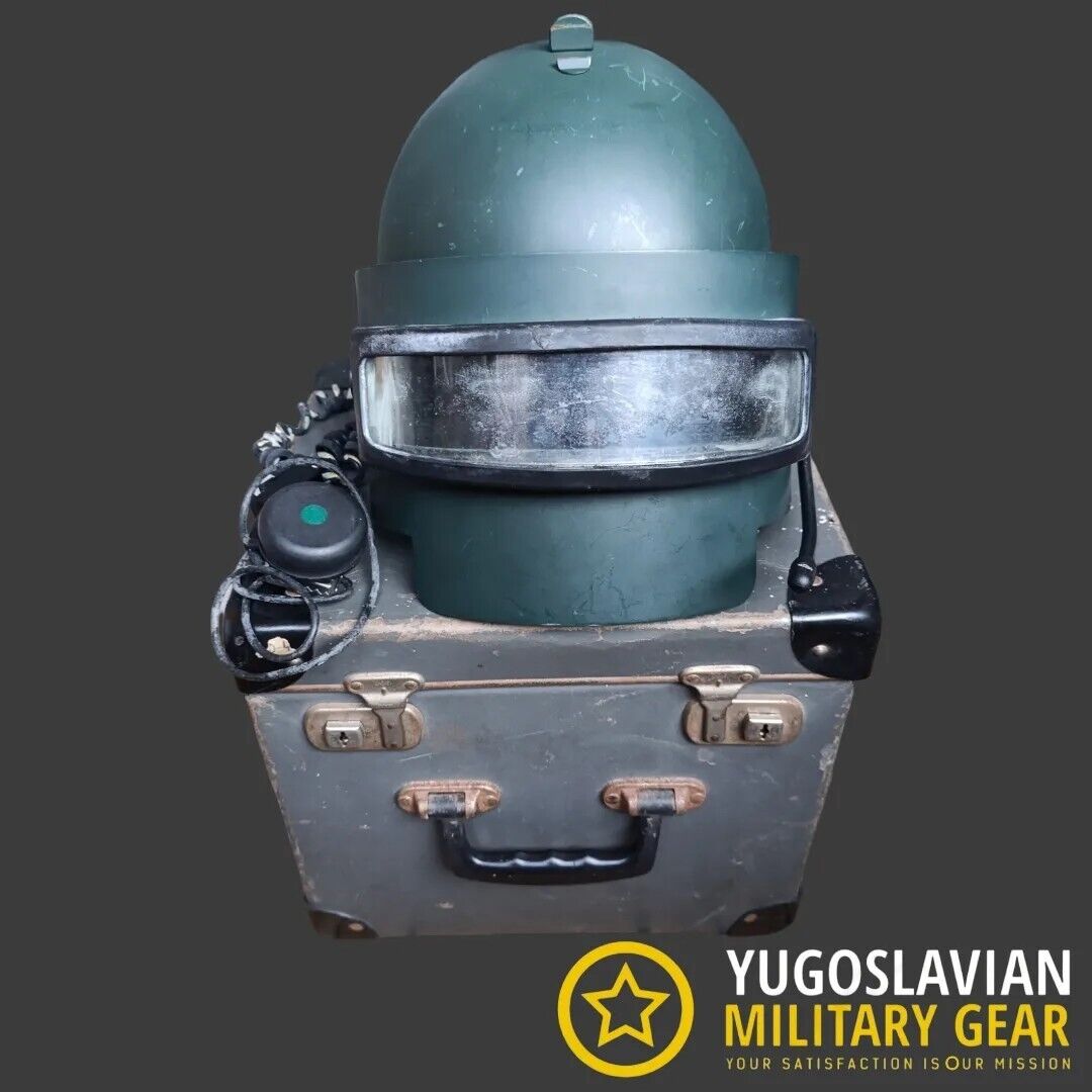 Original TIG BICORD AG PSH-77 Titanium Helmet Casque GSG9 ALPHA KGB HELMET
