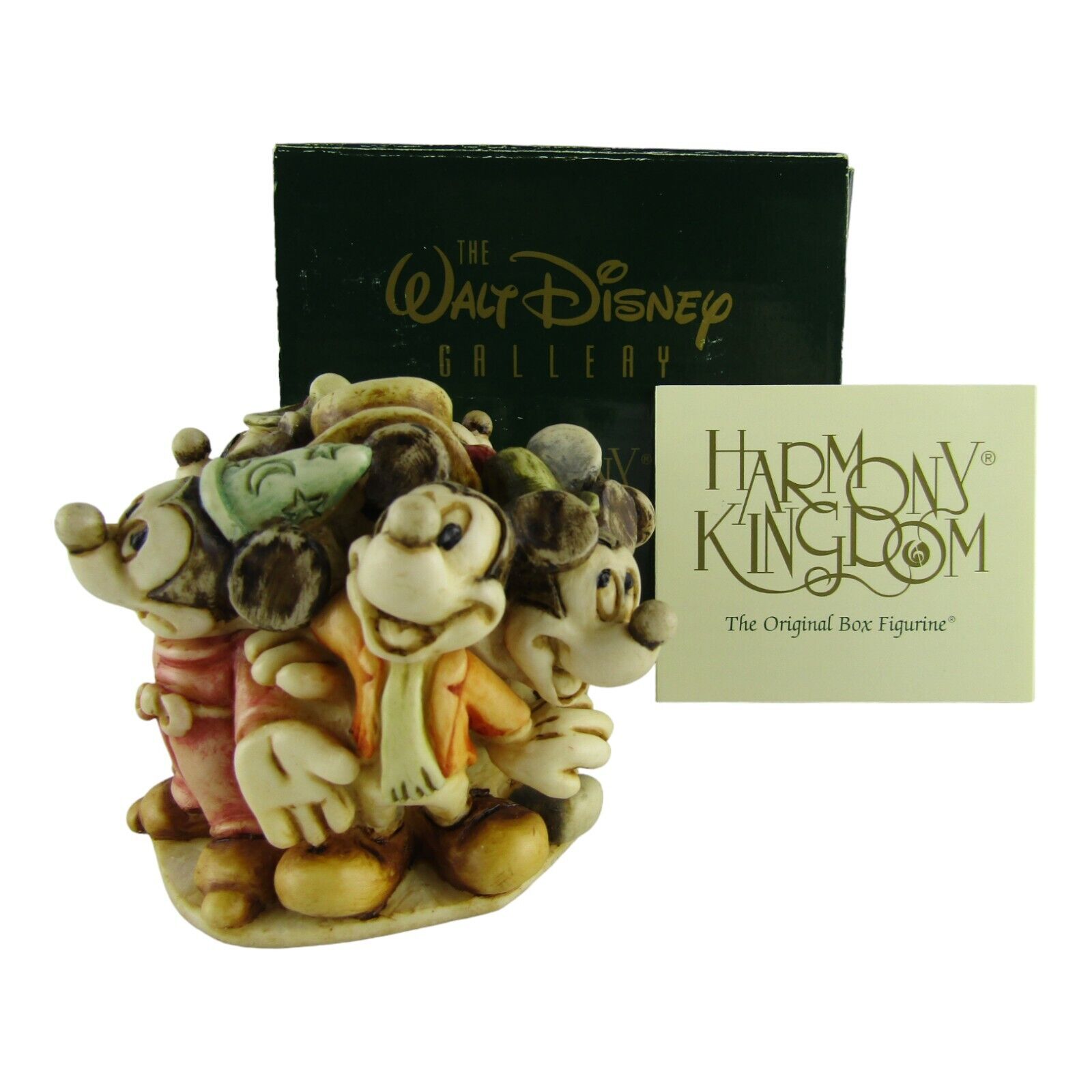 Disney Harmony Kingdom Mickey Through the Years Figure Trinket Box With Box