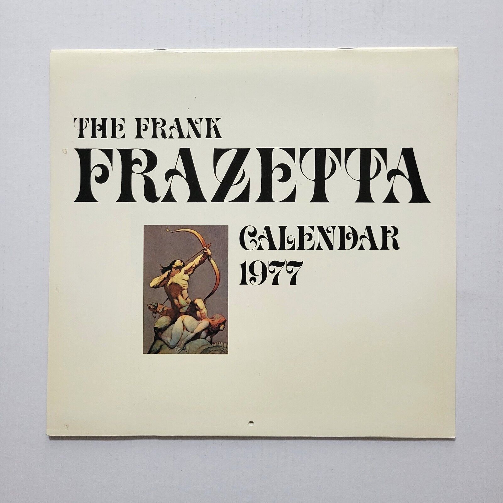VTG Frank Frazetta 1977 Calendar NEW/CLEAN Conan Fantasy Art Color Poster Prints