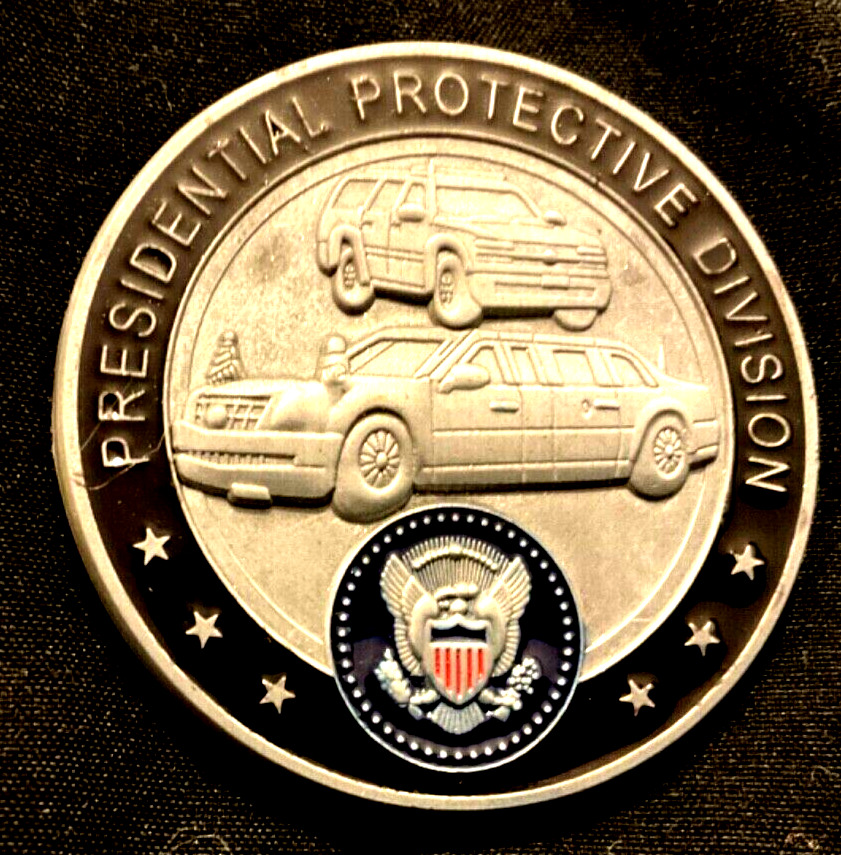 RARE USSS PRESIDENTIAL PROTECTION DETAIL TRANSPORTION DIVISION 1.75