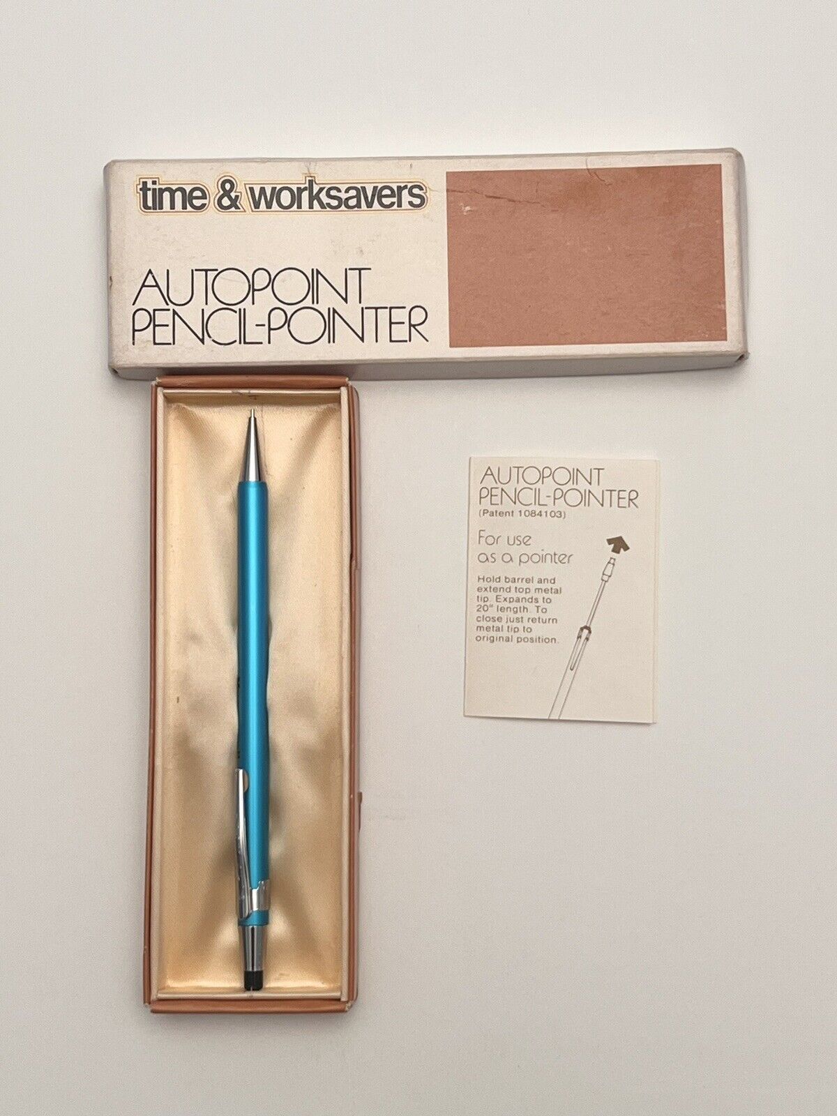 Vintage Honeywell Autopoint Pencil-Pointer Expands To 20”  With Box.