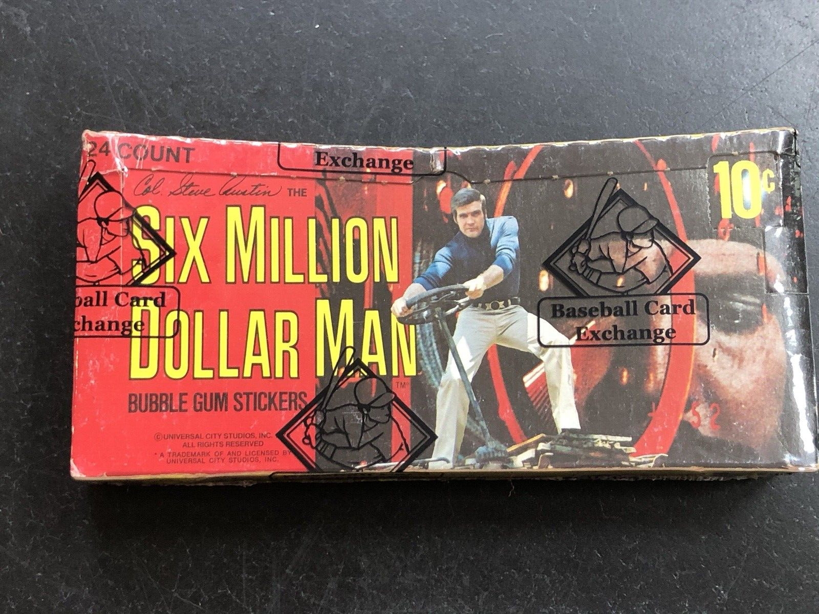 1975 Donruss Six Million Dollar Man Wax Box BBCE Certified Wrapped