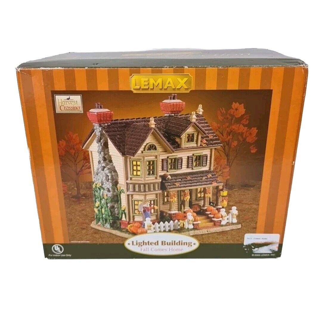 🚨 Lemax Village Collection House Fall Comes Home Lighted Halloween House 55211