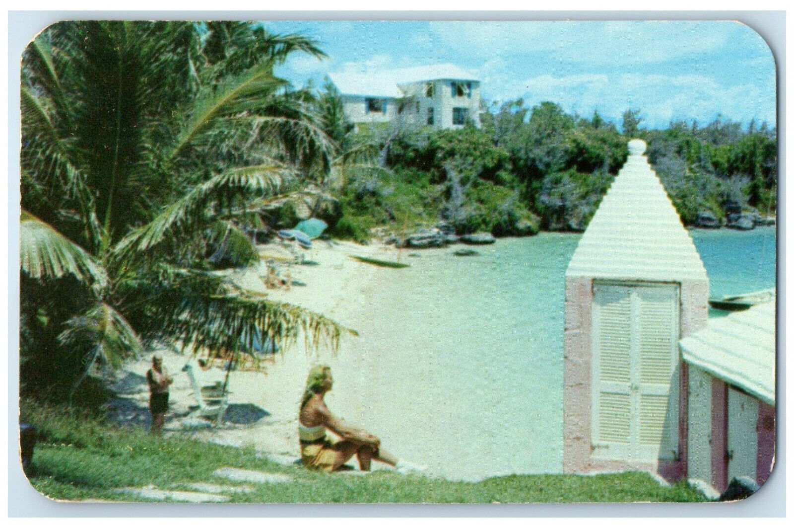 1954 Cambridge Beaches Mangrove Bay Somerset Island Bermuda Posted Postcard