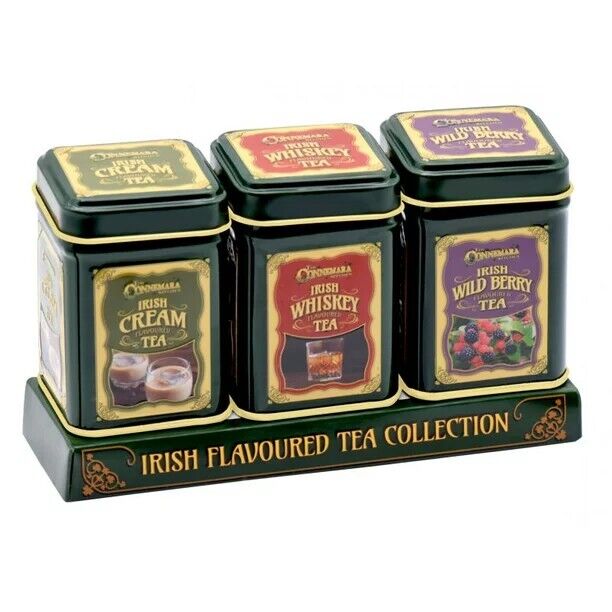 The Connemara Kitchen Mini Tea Set Tins New Flavors With 8 Teabags Per Tin