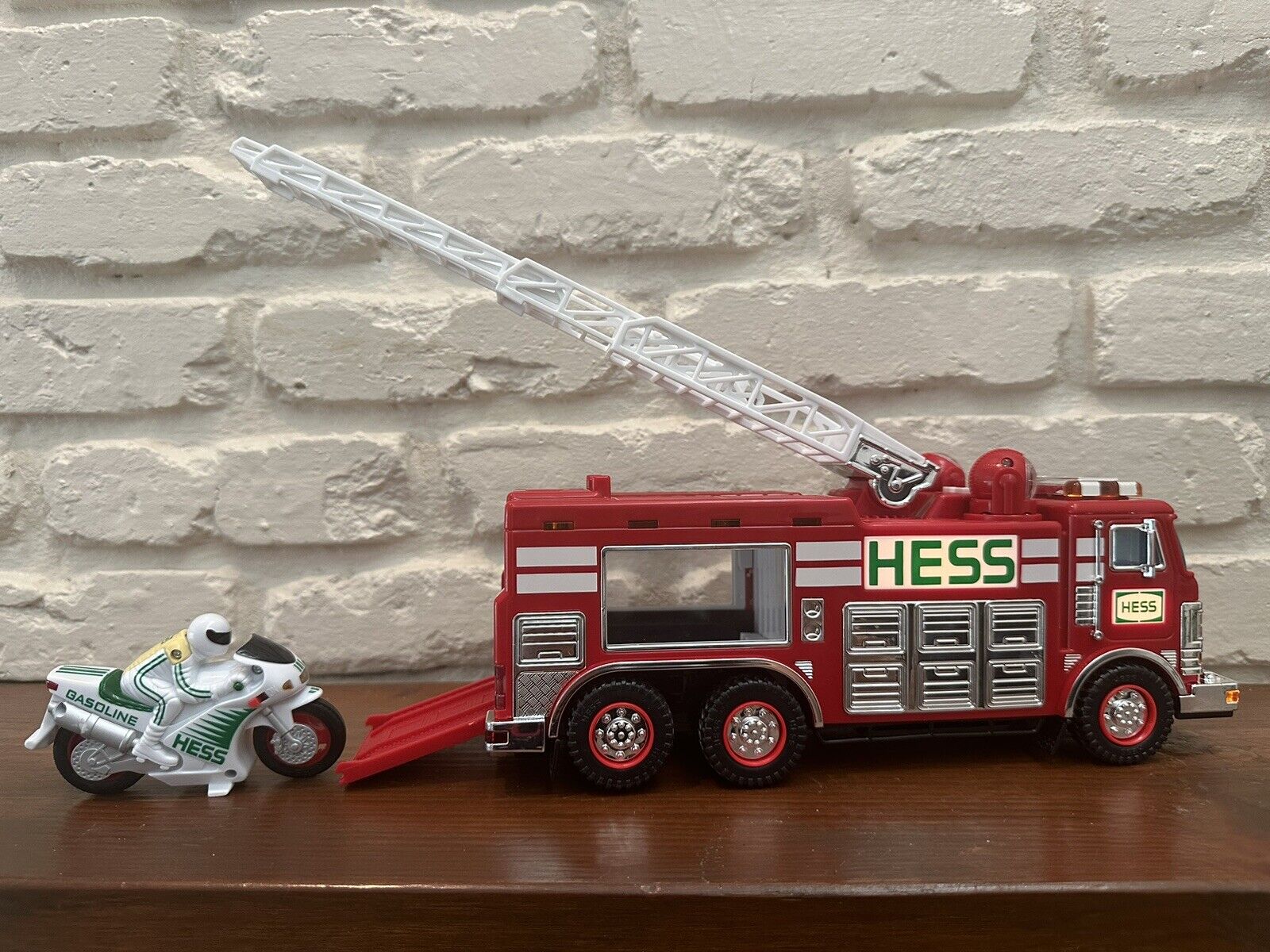 Hess Fire Truck Vehicle and Motorcycle Set 🚗🏍️