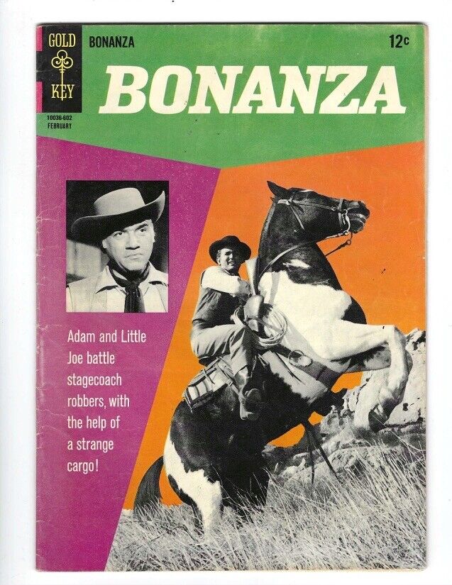 Bonanza #18 Gold Key 1966  FN- Photo Cover Michael Landon Combine Shipping