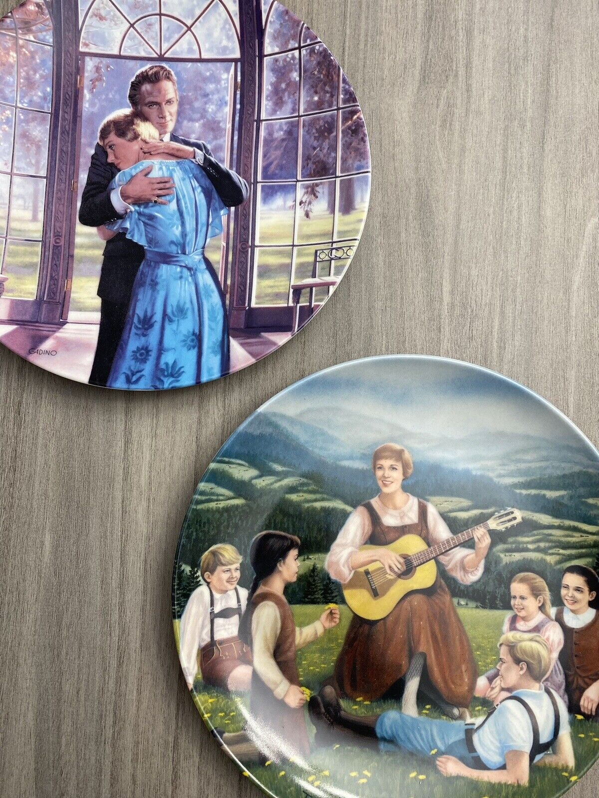2 Collector Plates The Sound of Music Collection “Something Good” & “Do Re Mi”
