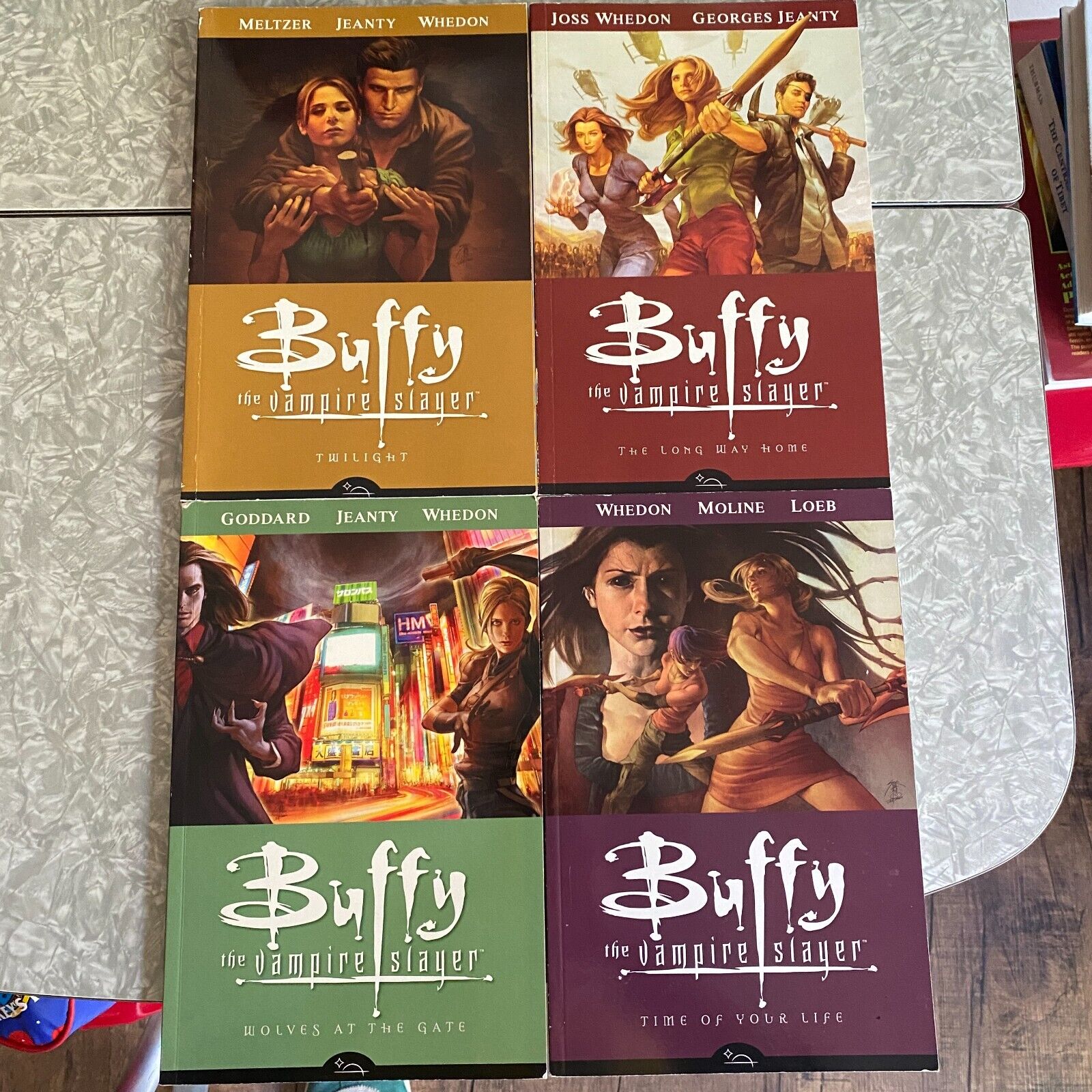 4x Buffy the Vampire Slayer Season 8 Graphic Novel Book lot 1 3 4 7 Dark Horse