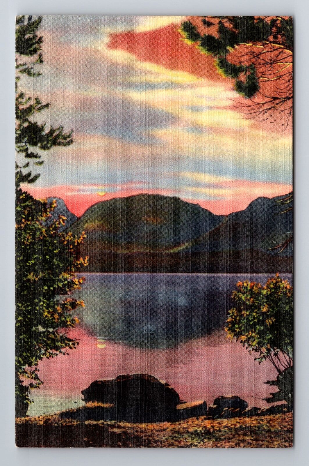 CO-Colorado, Mount Baldy And Grand Lake, Antique, Vintage Souvenir Postcard