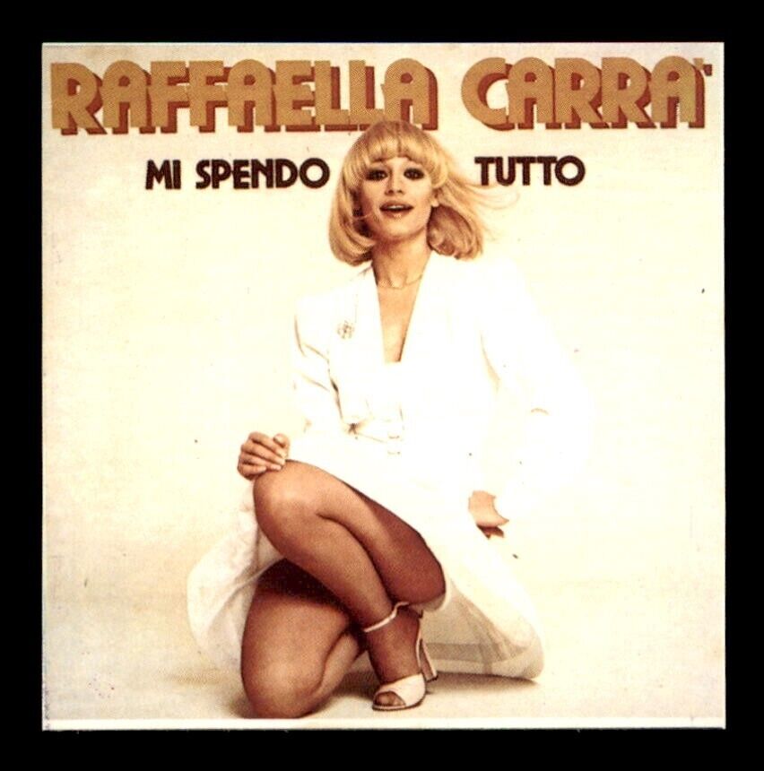 1981 Panini Discorama #42 Raffaella Carra NM