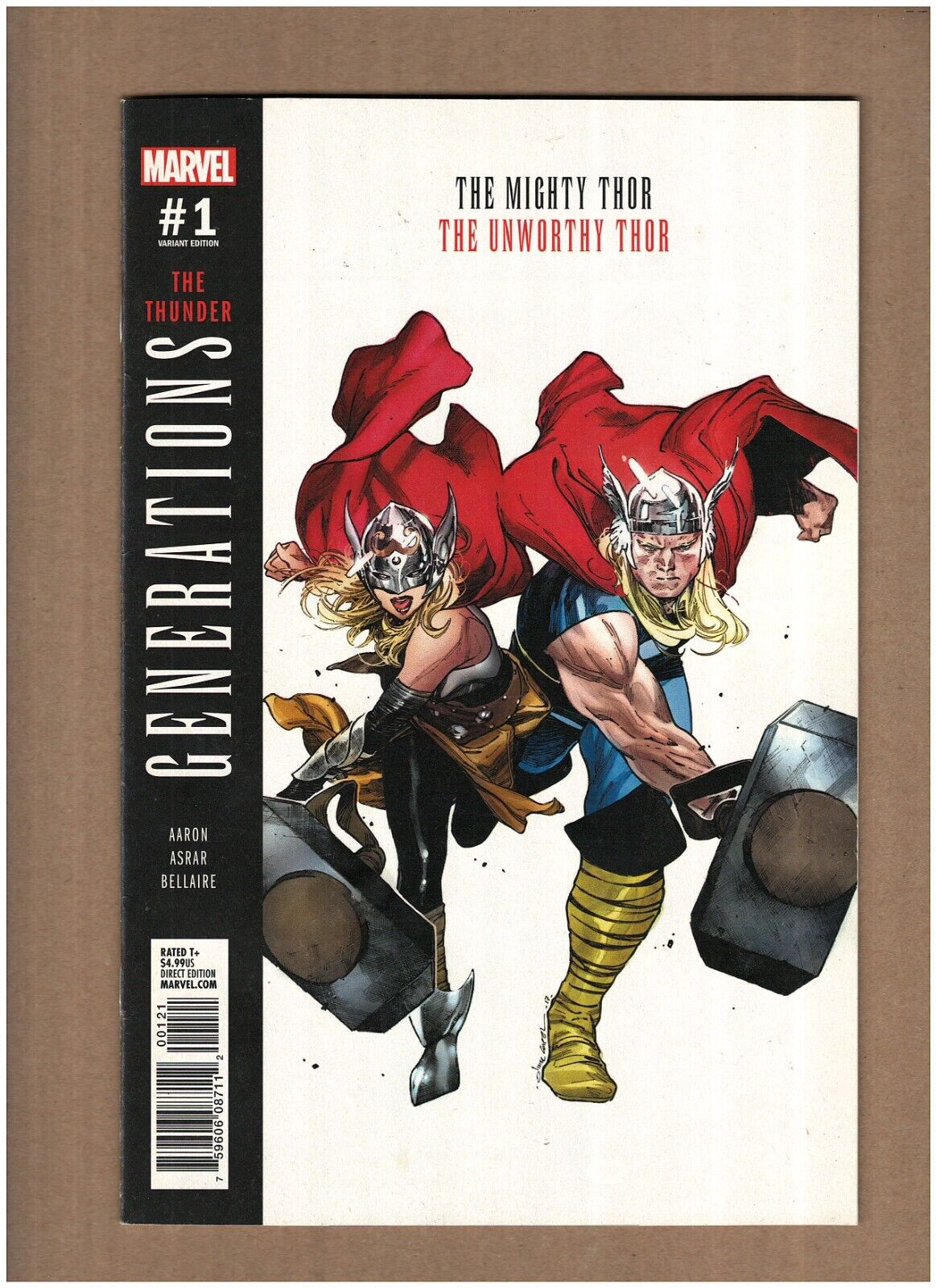 Generations: Mighty Thor & Unworthy Thor #1 Marvel Comics 2017 VF/NM 9.0