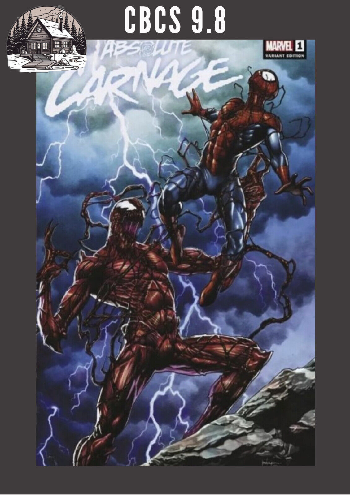 Absolute Carnage #1 - CBCS 9.8 NM/M - Mico Suayan Slabbed Heroes Exclusive