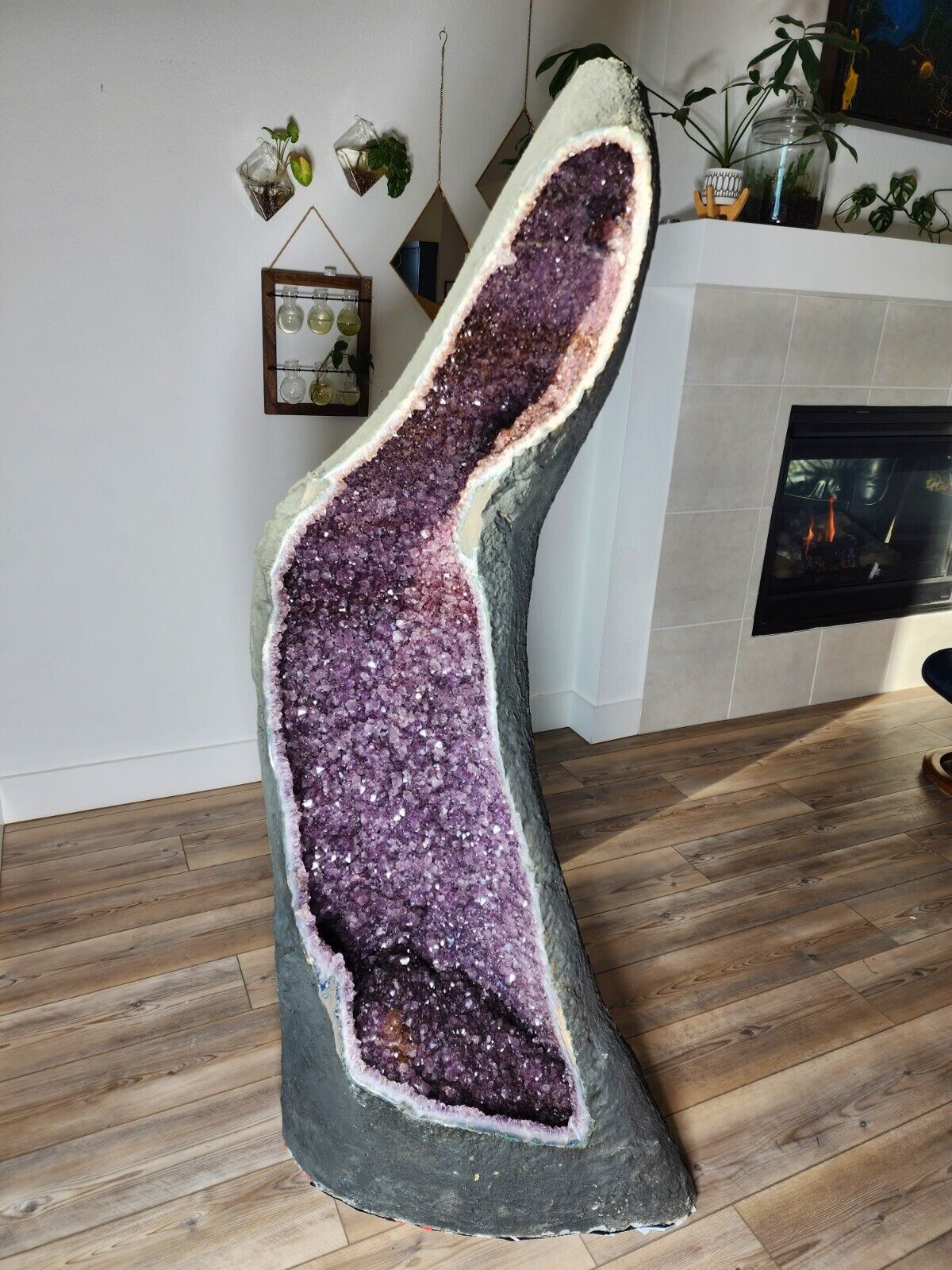 Massive Amethyst Cathedral Geode (557 lbs)
