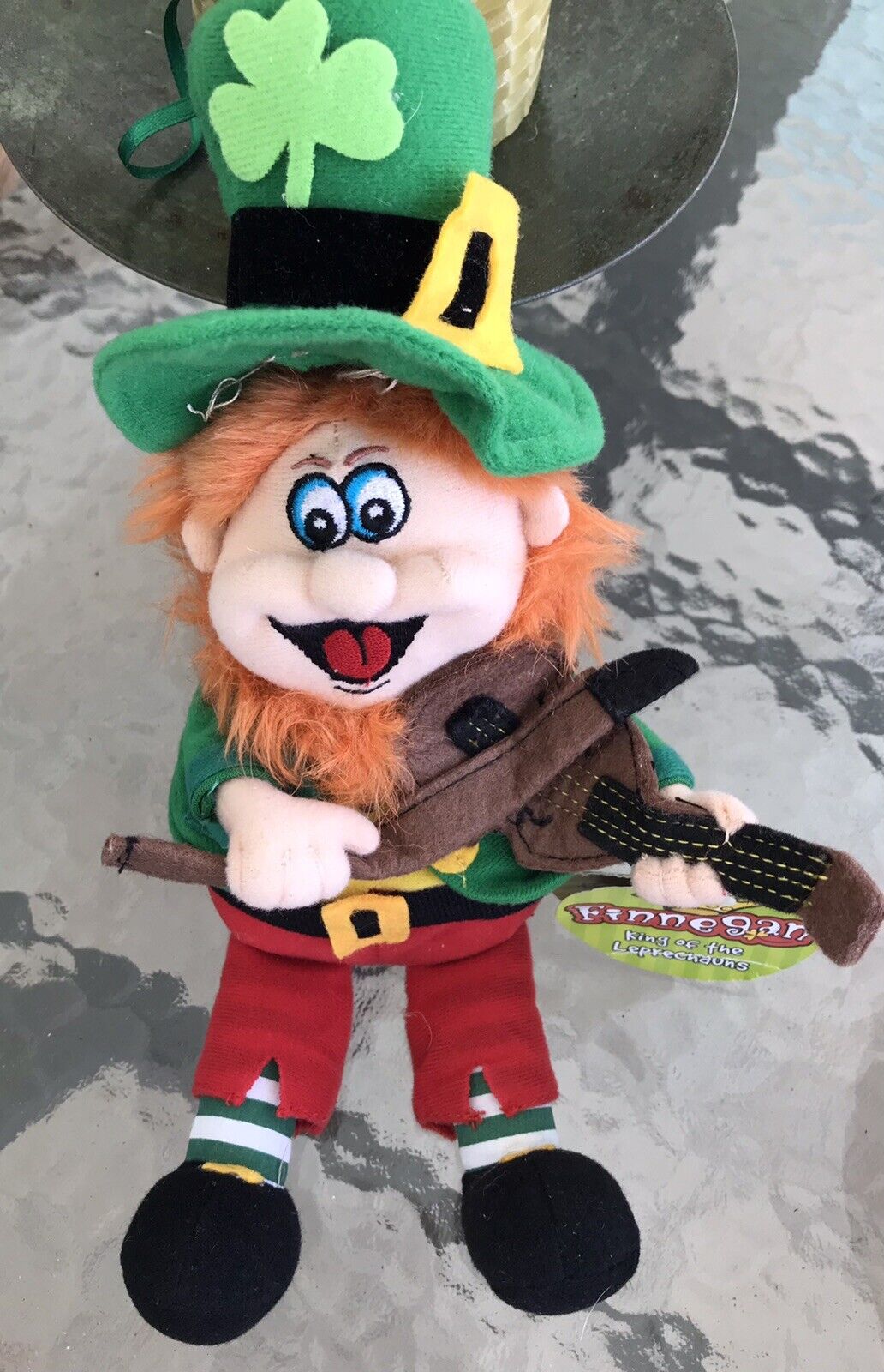 Allied Dublin Finnegan Irish Lucky Fiddle Playing Leprechaun Ireland Lucky NWT