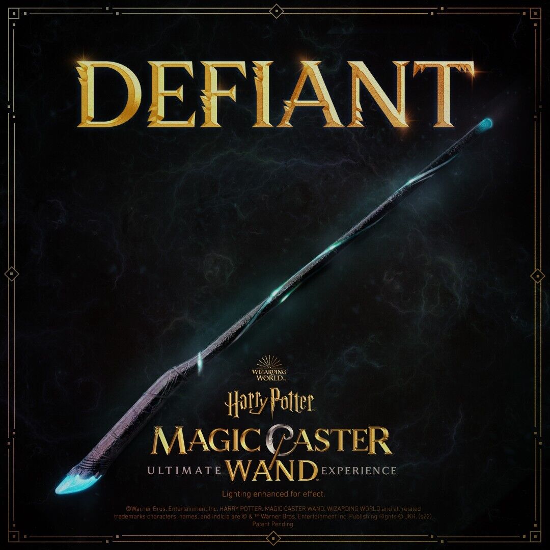 Harry Potter Magic Caster Wand - Defiant - Ultimate Experience Blue