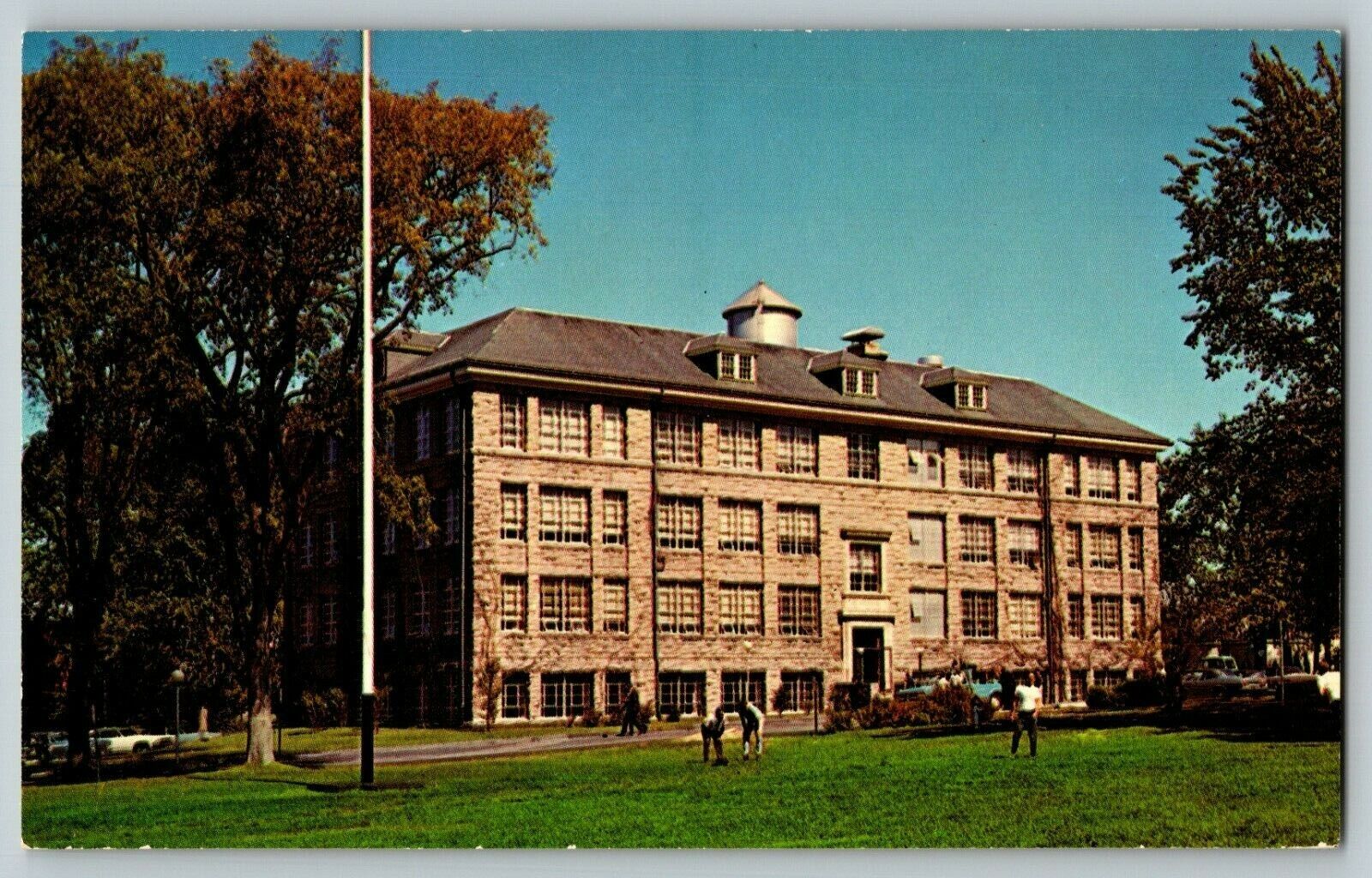 Postcard Bliss Hall College of Engineering University of Rhode Island Chrome