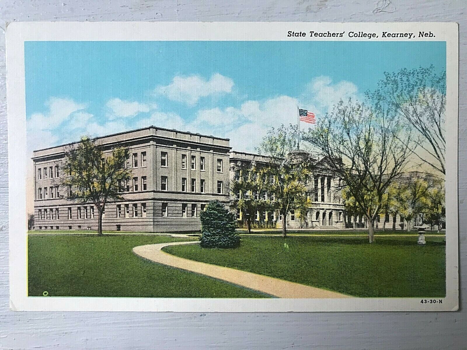 Vintage Postcard 1915-1930 State Teachers\' College Kearney Nebraska
