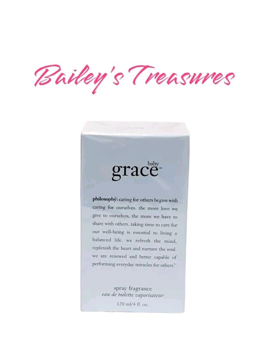 Vintage Philosophy Baby Grace 4 oz Spray Fragrance SEALED SEE DESCRIPTION