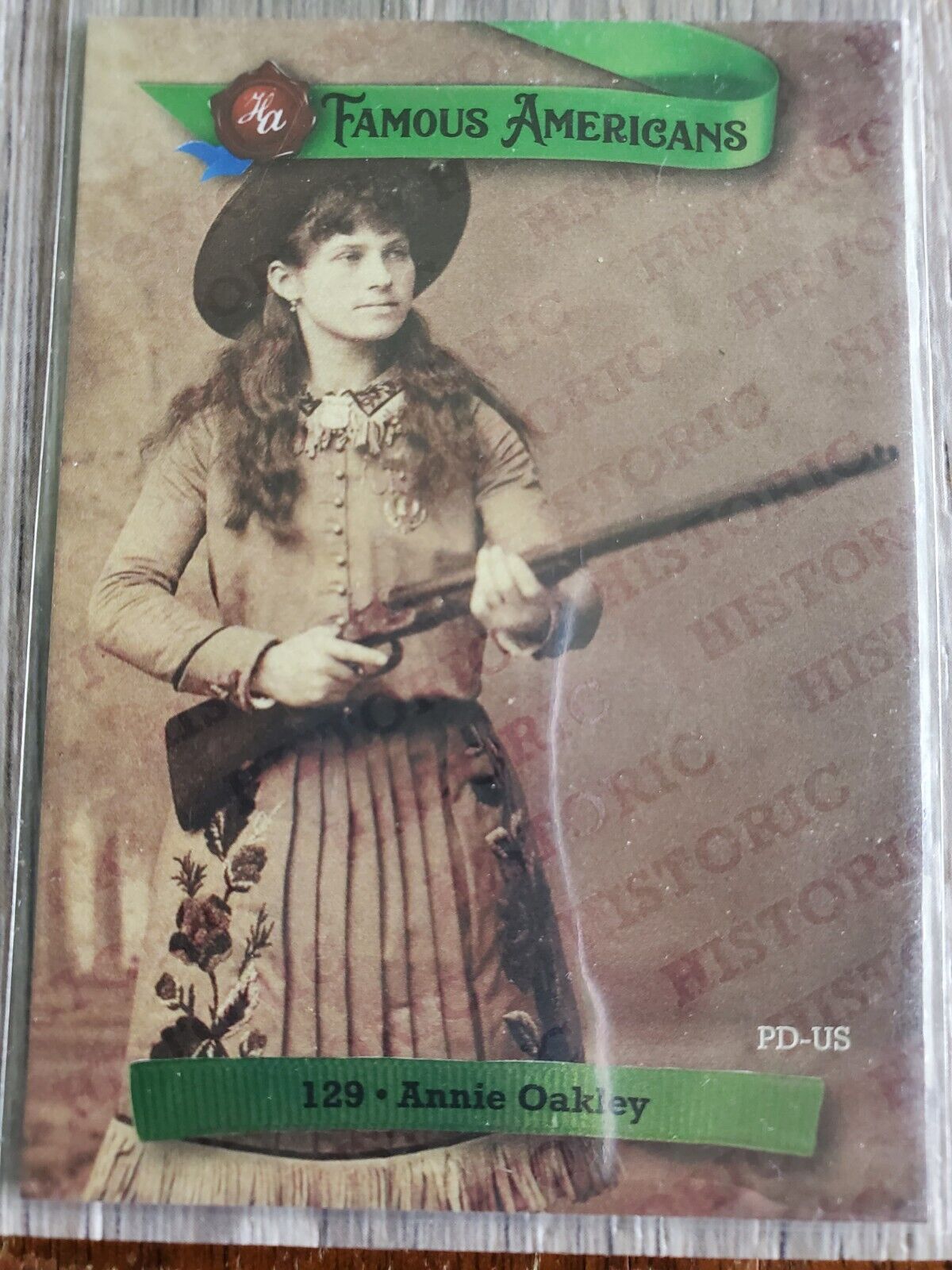2021 Historic Autographs Famous Americans Annie Oakley #129 1 Of 150 Made