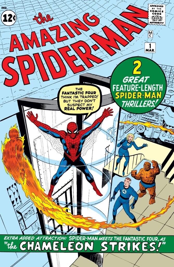 13x19 Amazing Fantasy Spiderman #1 Comic Book Cover Replica Poster Print   621 