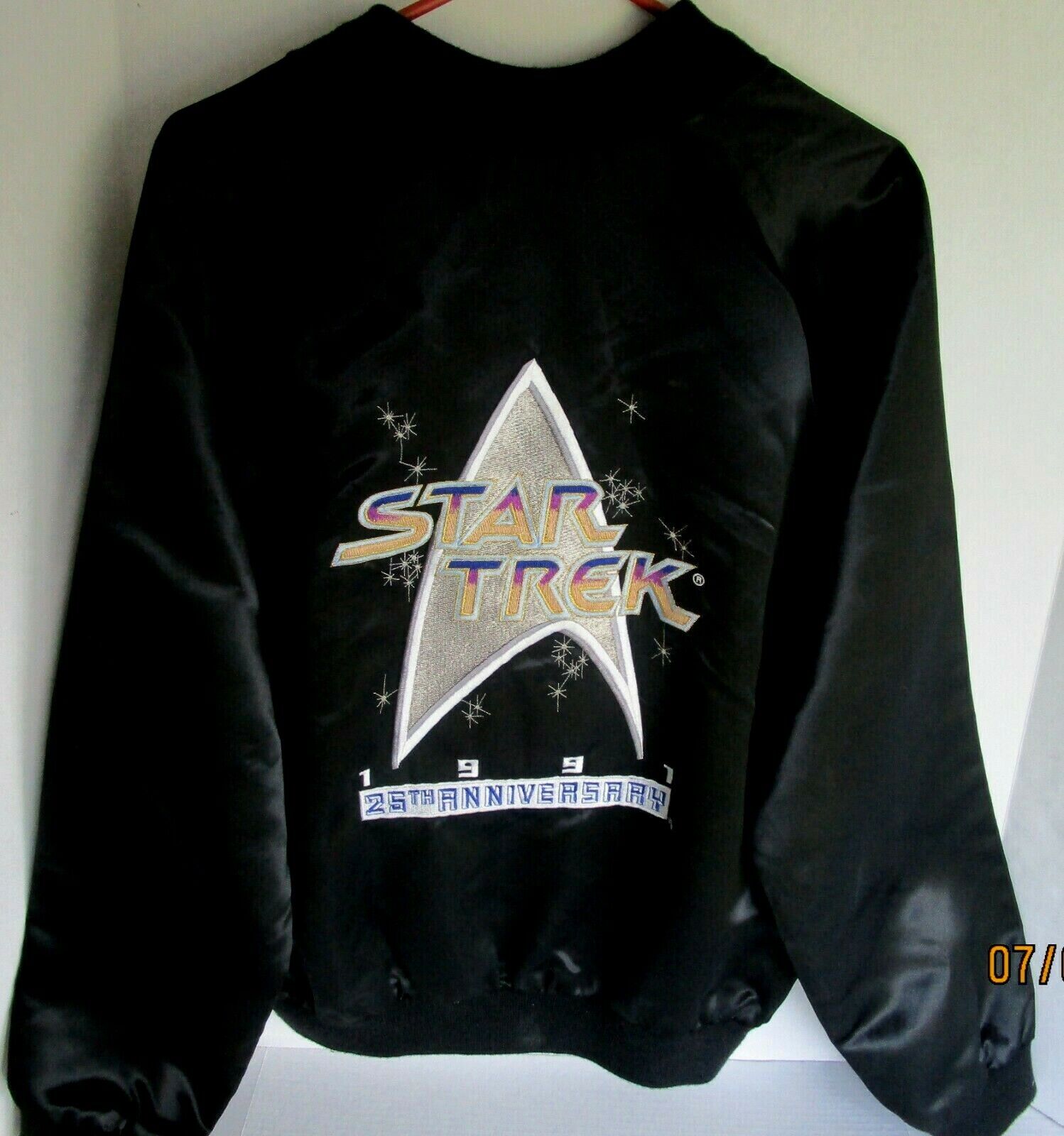 Paramount STAR TREK Embroidered 25th Anniversary Jacket 1991