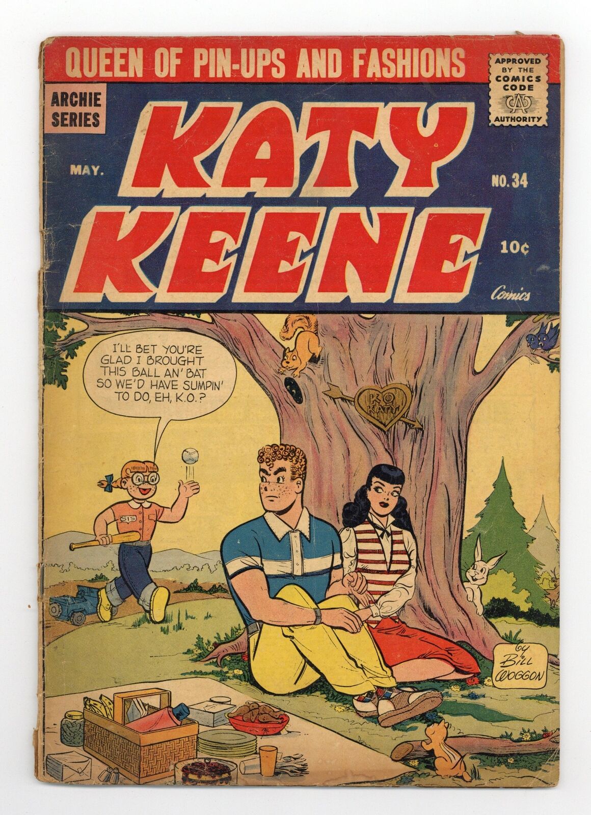 Katy Keene #34 GD 2.0 1957