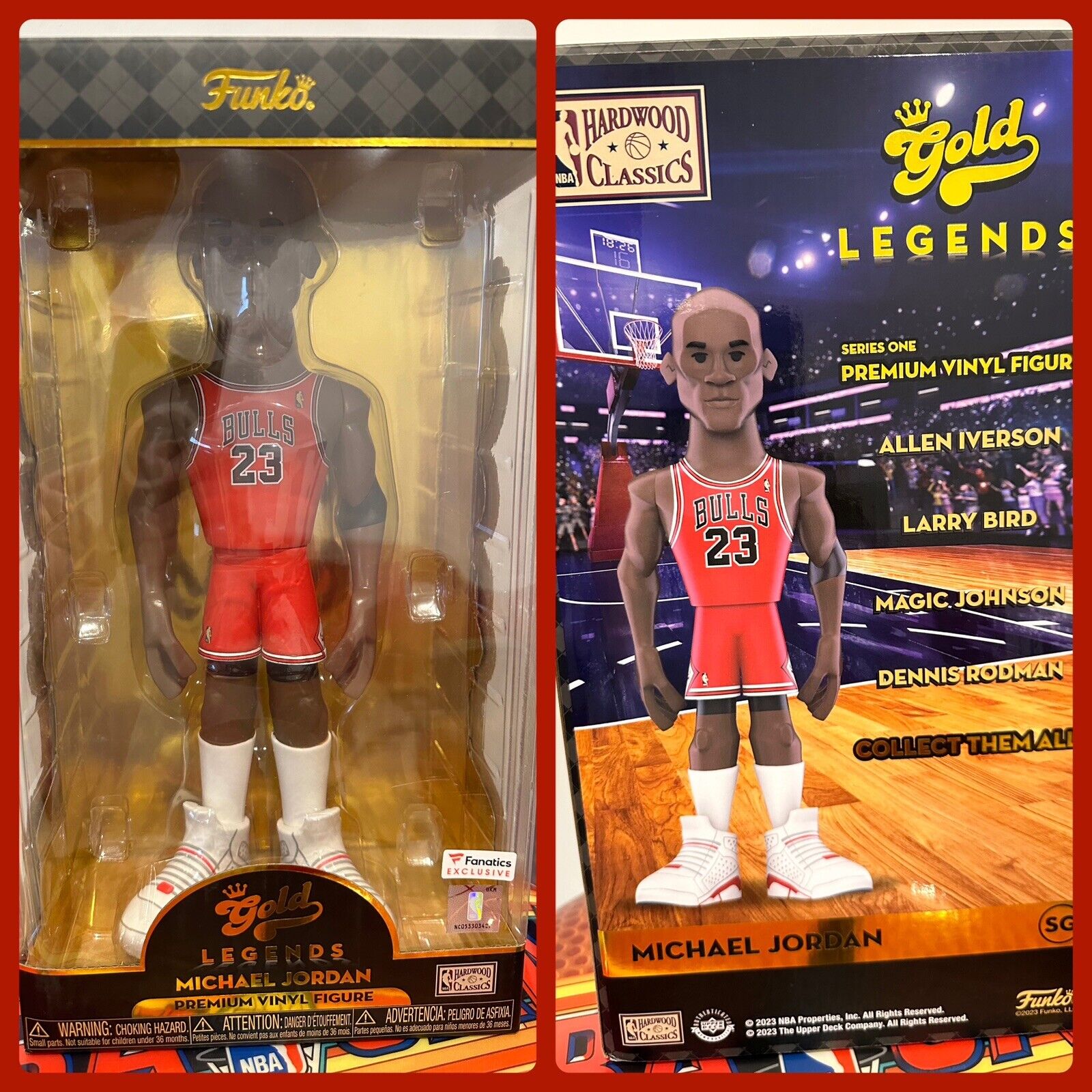 Funko NBA Michael Jordan Premium Vinyl Gold Legends 12\