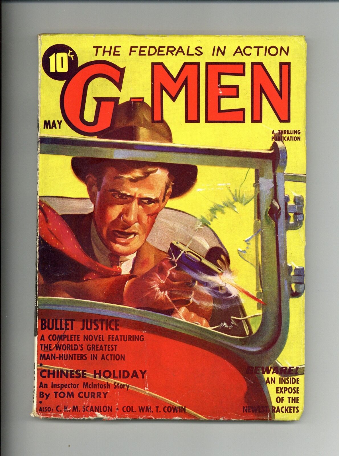 G-Men Detective Pulp May 1937 Vol. 7 #2 VG