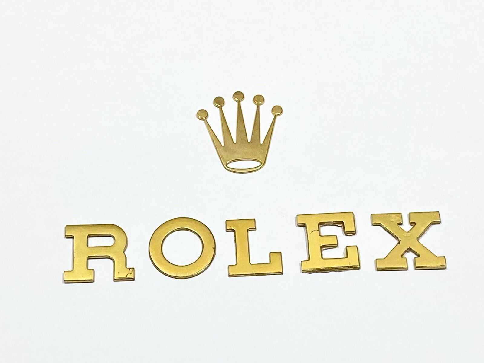 ROLEX Display Letters Crown Bronze Daytona Submariner Explorer Sea-Dweller OEM /