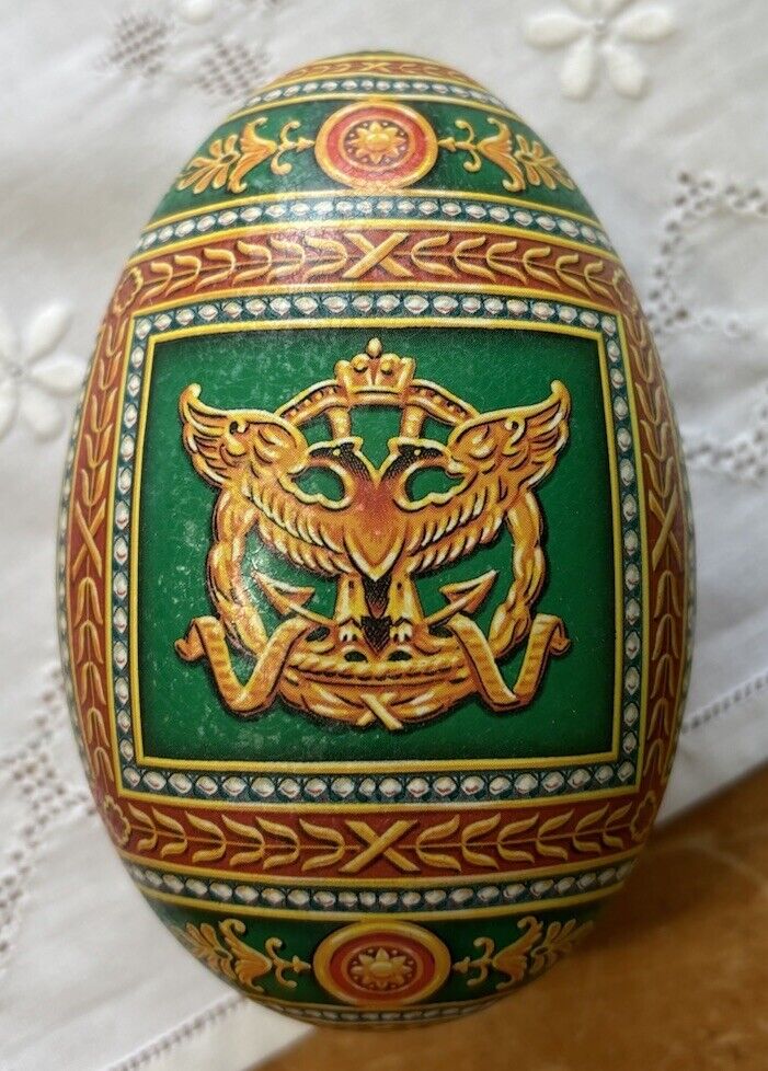 Faberge Inspired Imperial Napoleonic Egg Sweets Tin