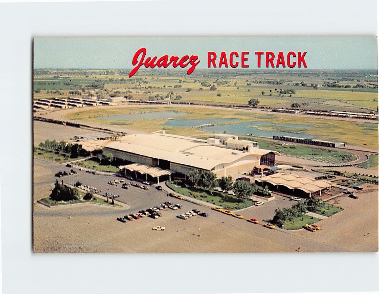 Postcard Juarez Race Track Ciudad Juárez Mexico