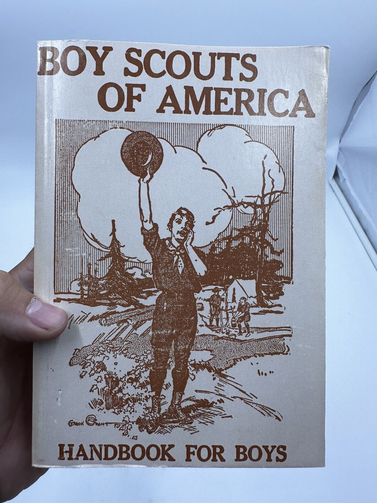 Vintage 1976 Boy Scouts of America Handbook For Boys Guide Book Nice